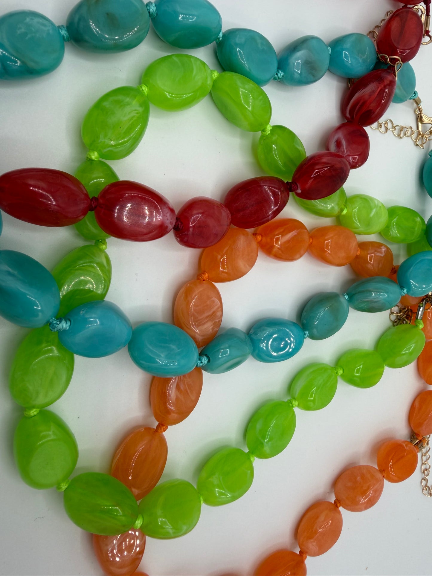 Kralenketting blauw