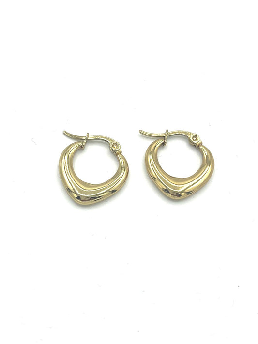 Subtiele gouden oorbellen