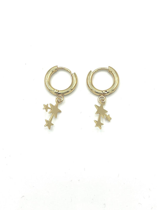 Oorbellen met drie sterren