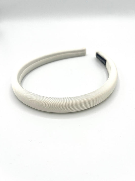 Witte smalle haarband