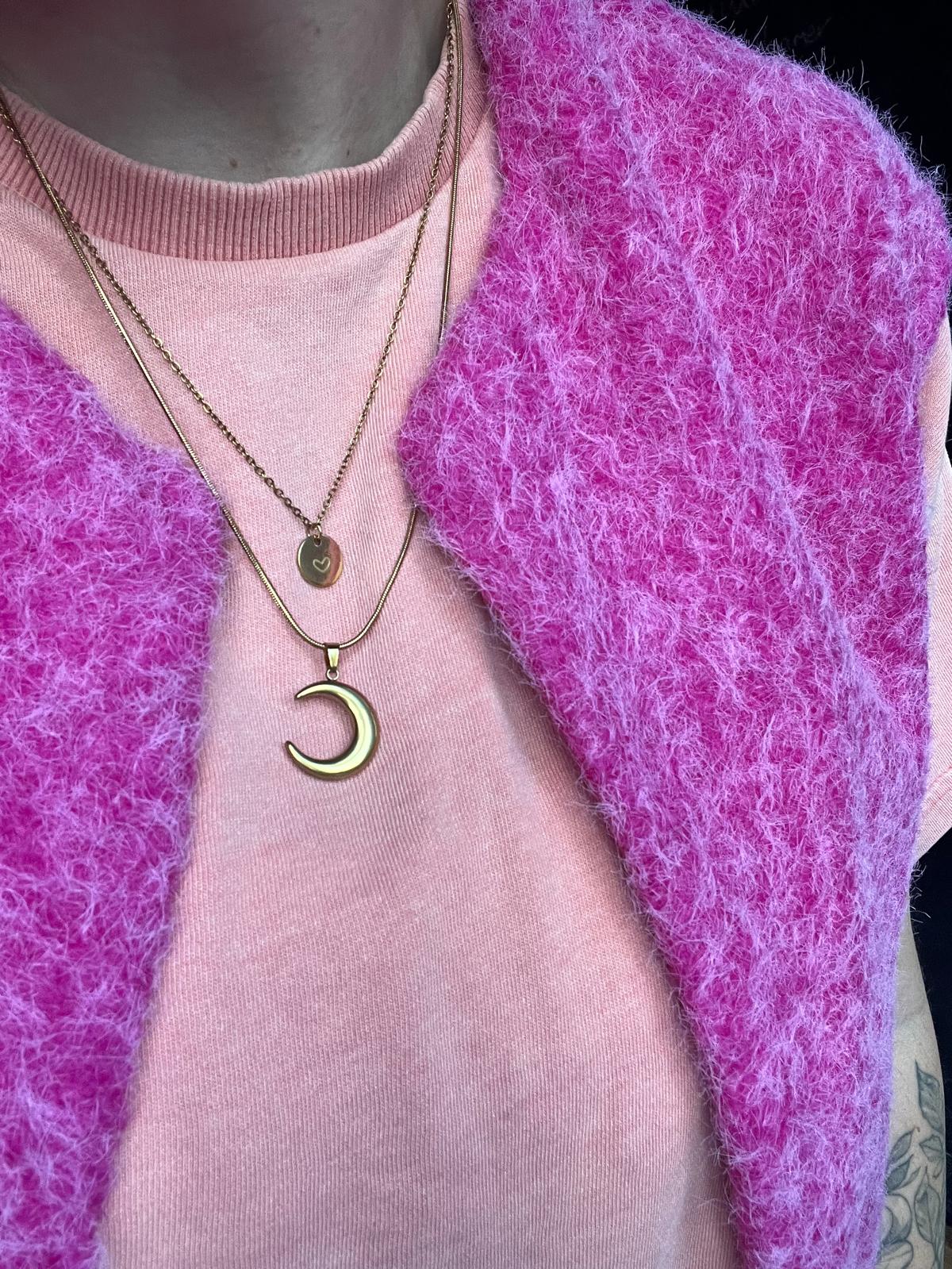 Ketting met maanhanger