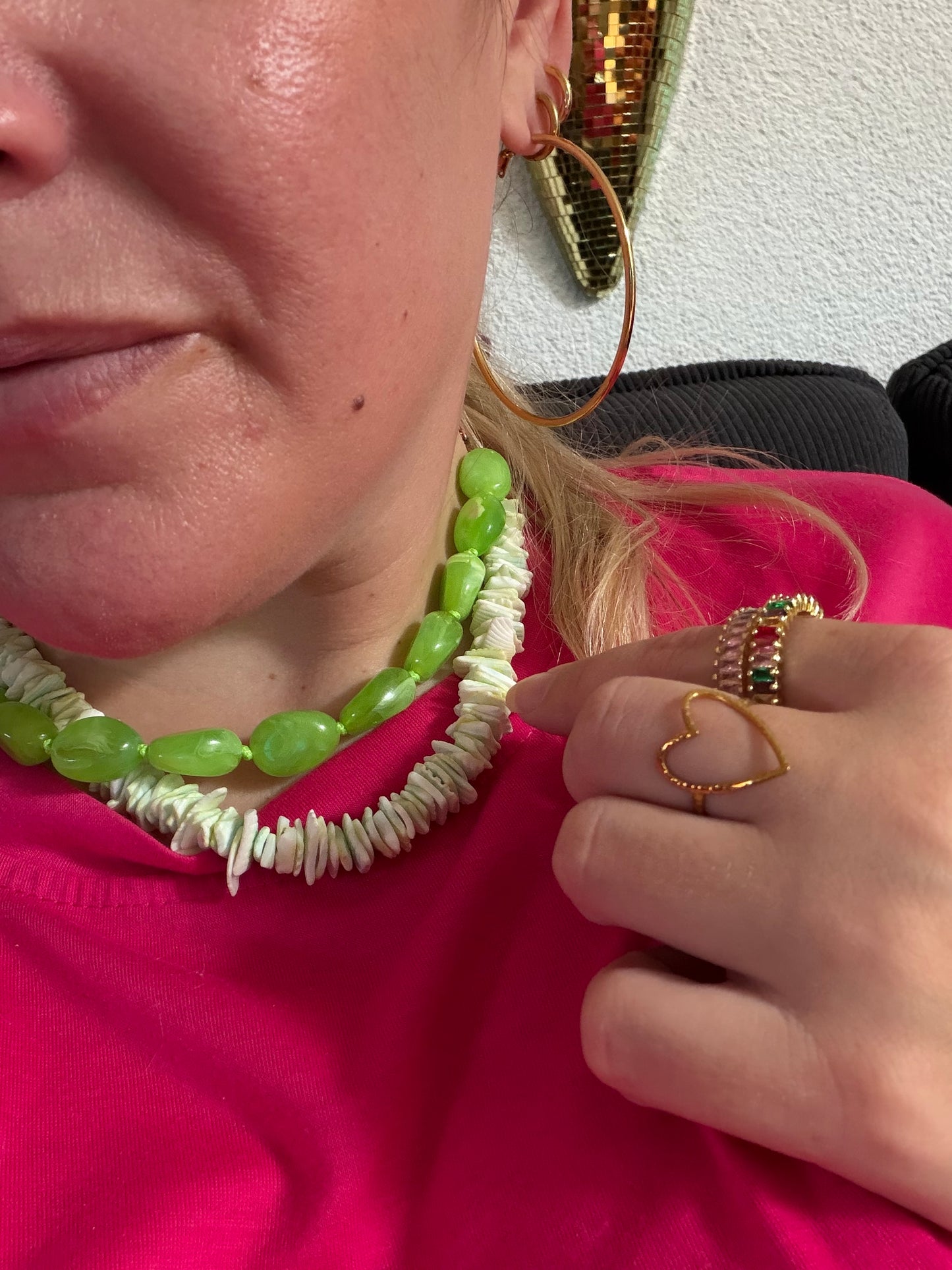 Schelpenketting groen