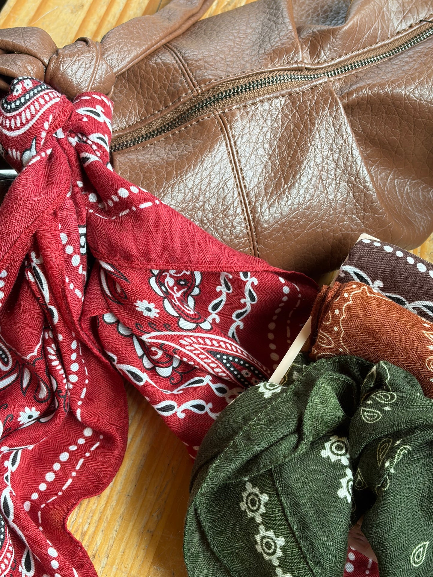 Paisley sjaal romantisch rood