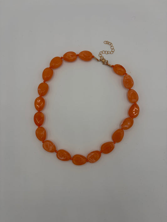 Kralenketting oranje