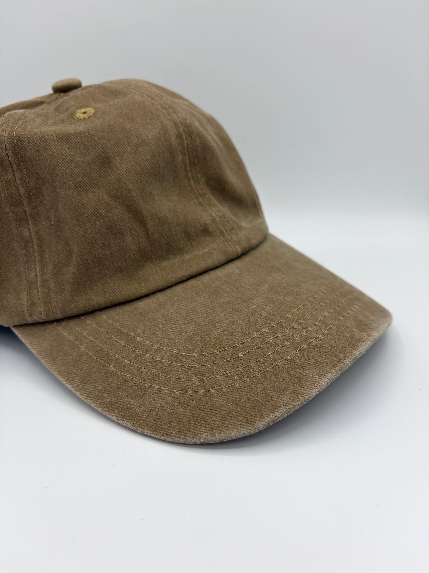 Beige verwassen pet
