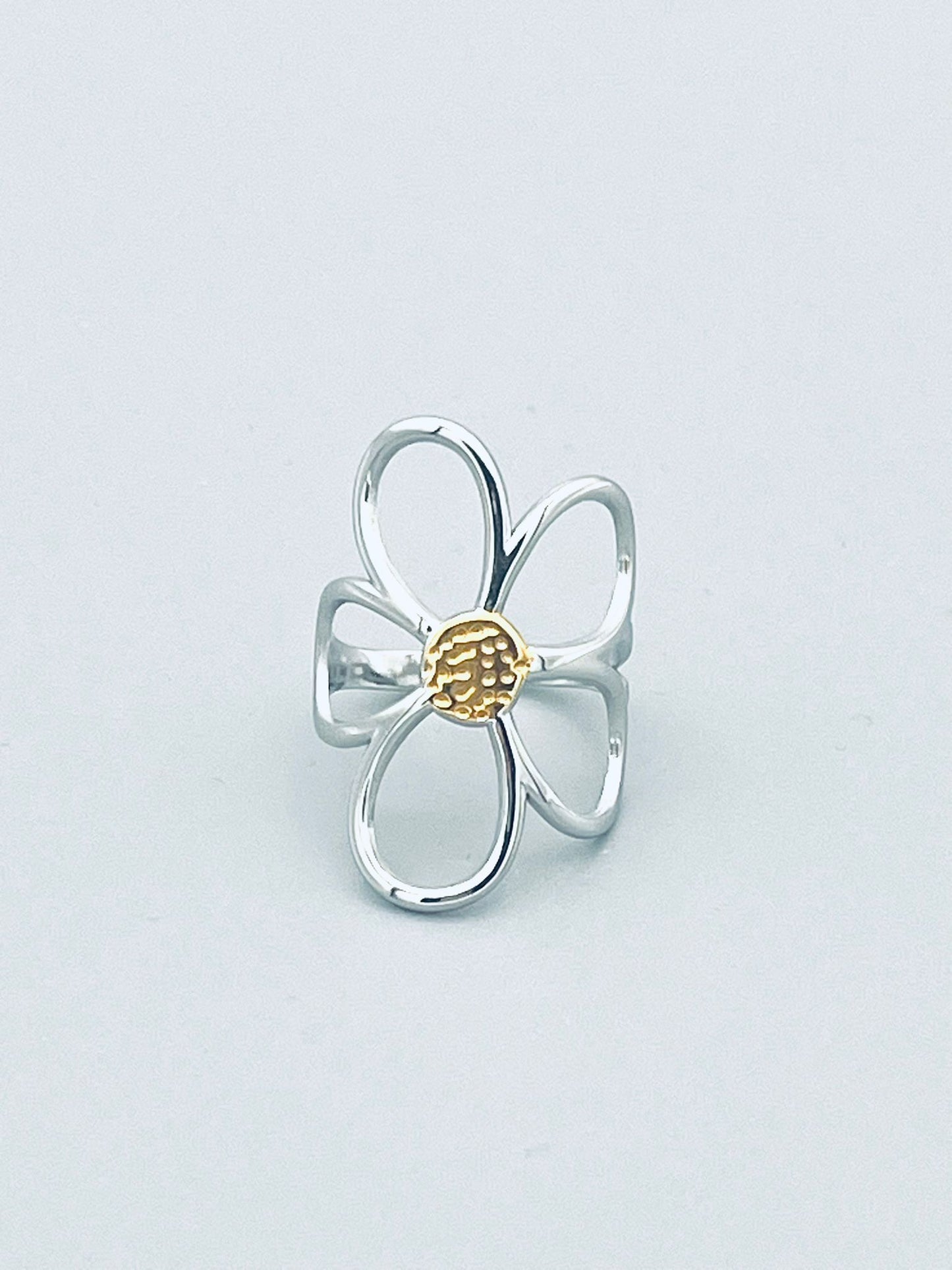 Statement bloem ring