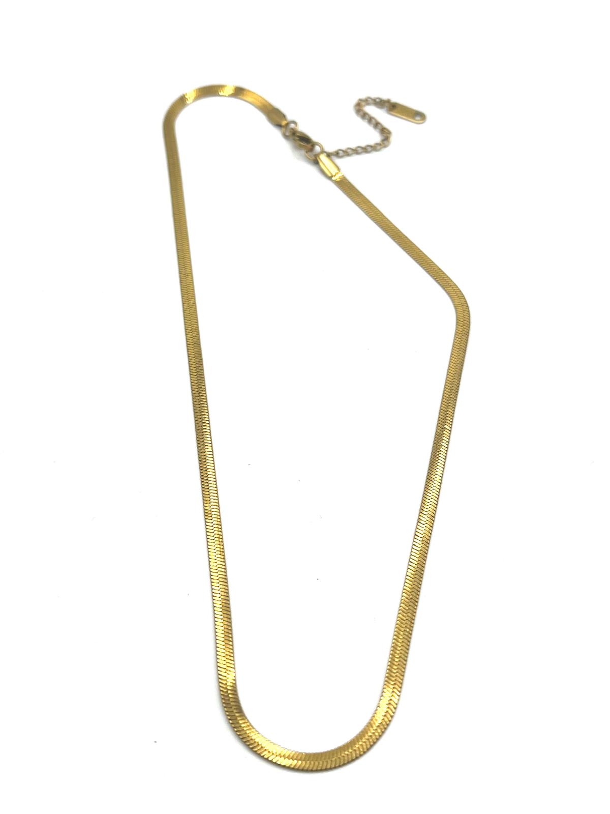 Classy ketting met slangenpatroon