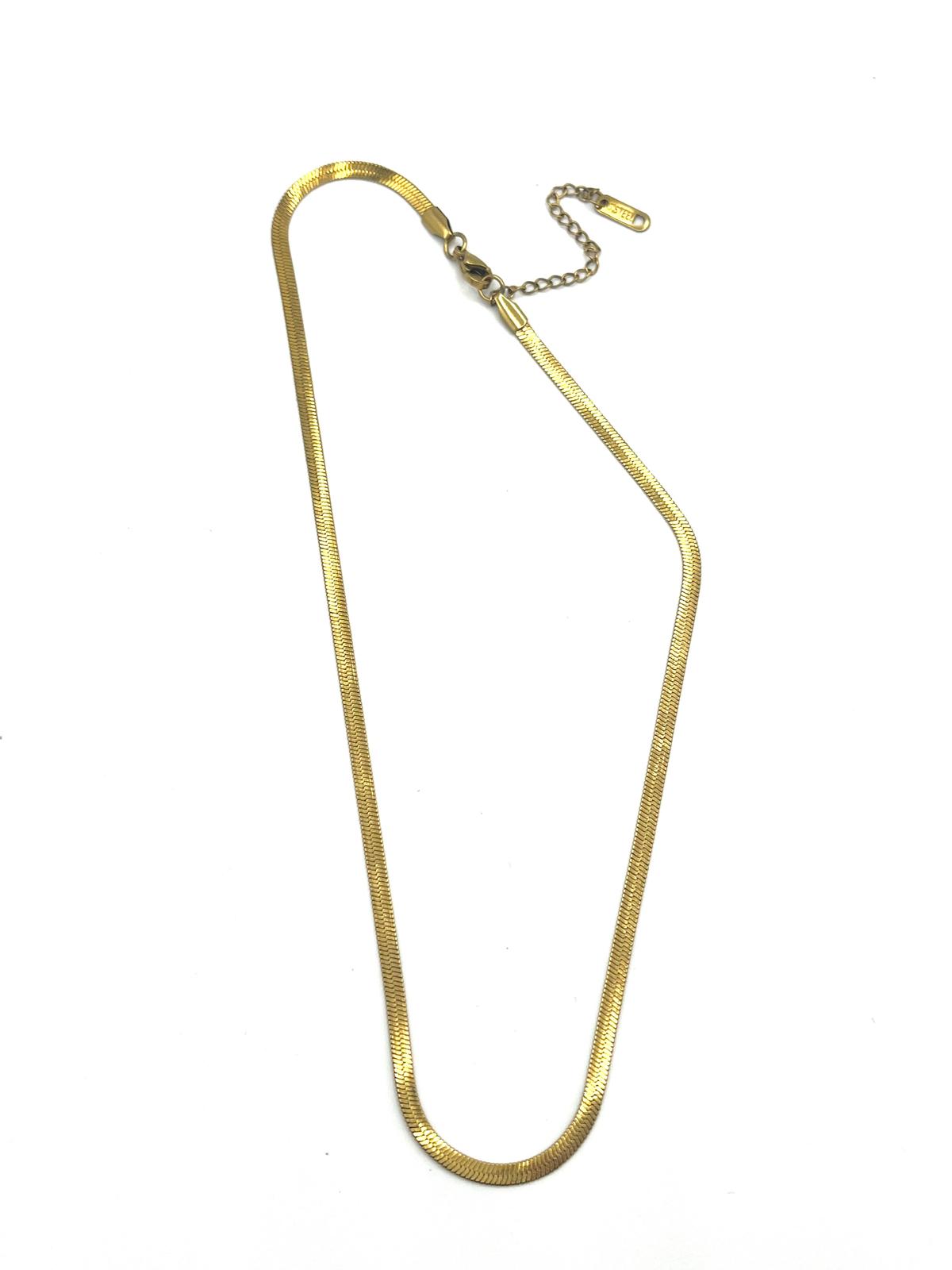 Classy ketting met slangenpatroon