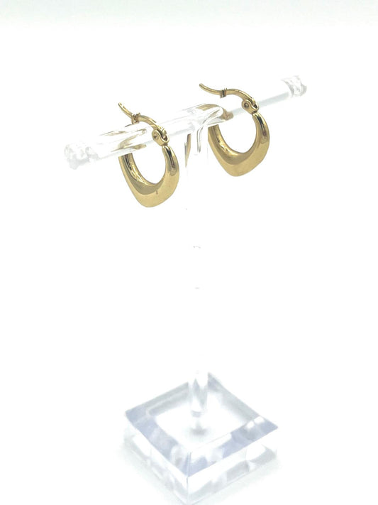 Subtiele gouden oorbellen