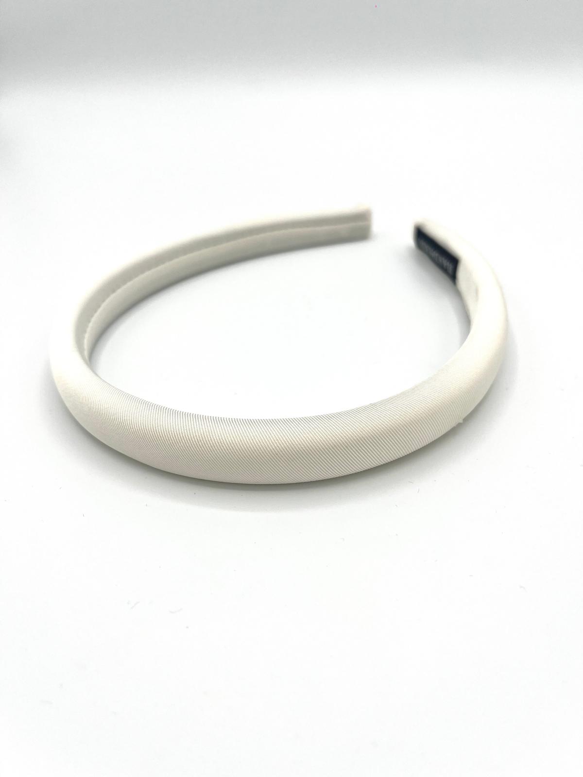Witte smalle haarband