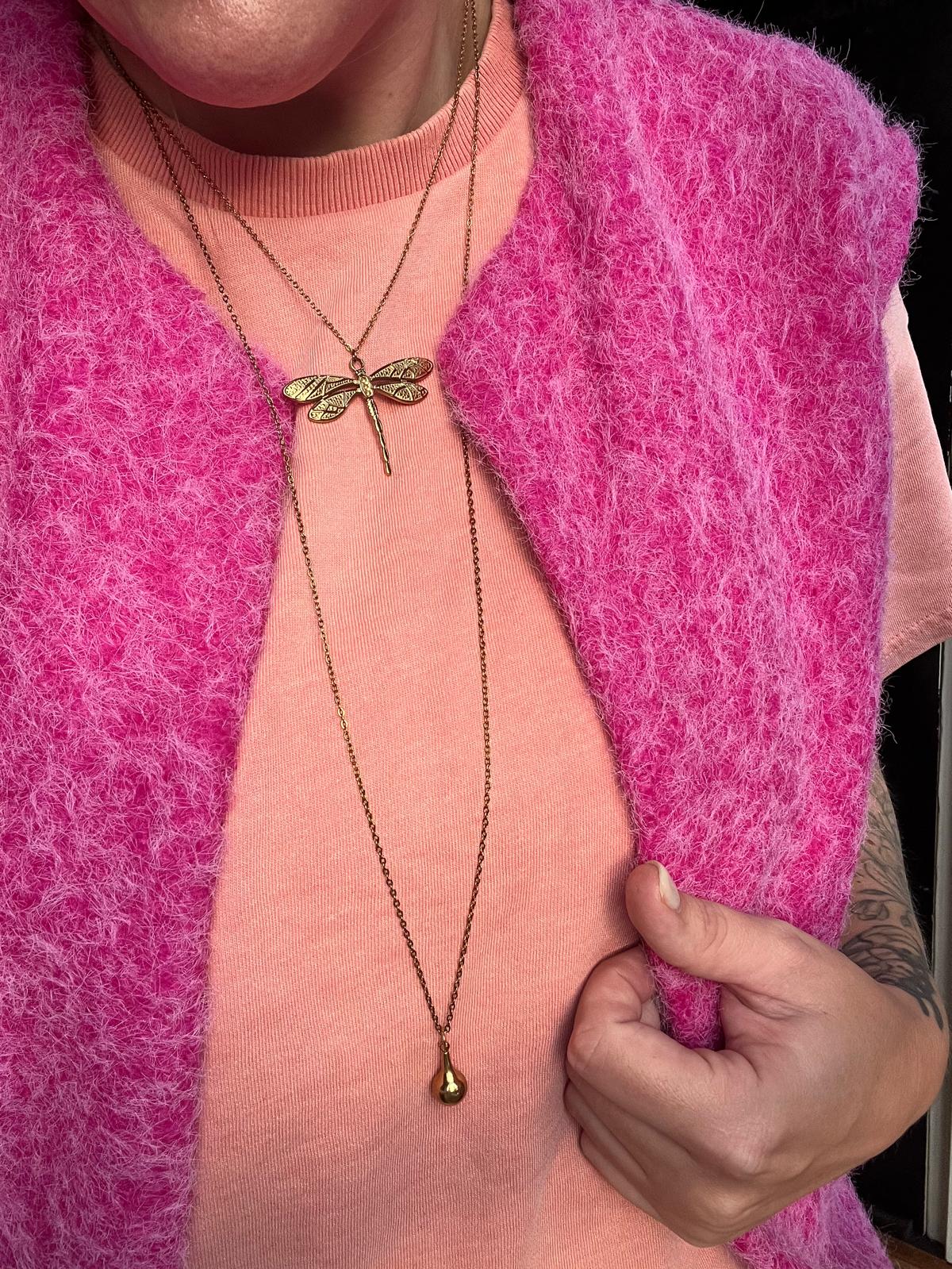 Lange ketting met hanger