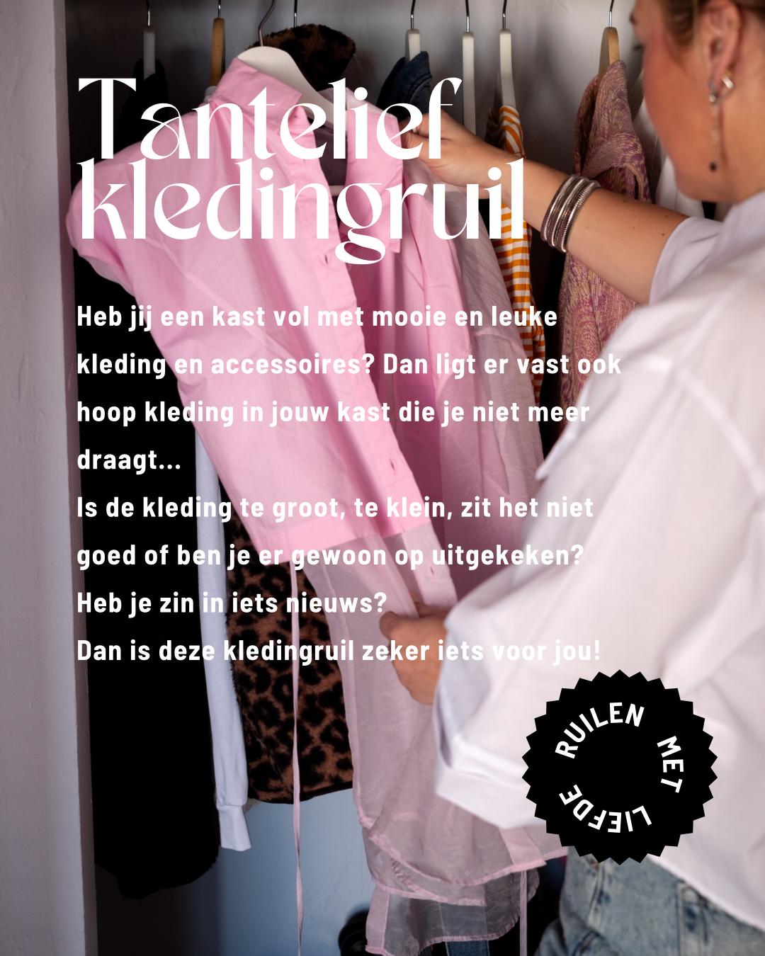 Kledingruil Tantelief. Van ruilen komt geen huilen. 15-02-2026