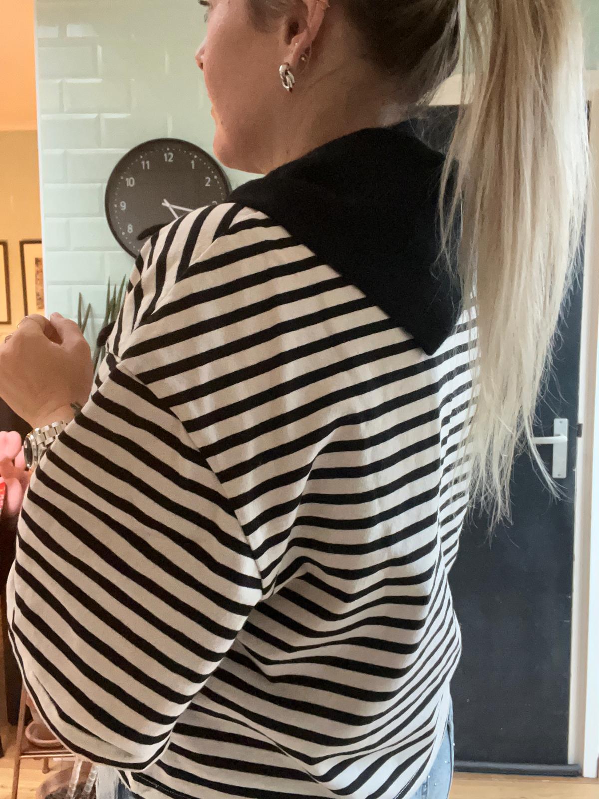 Driehoek sjaal, zwart.